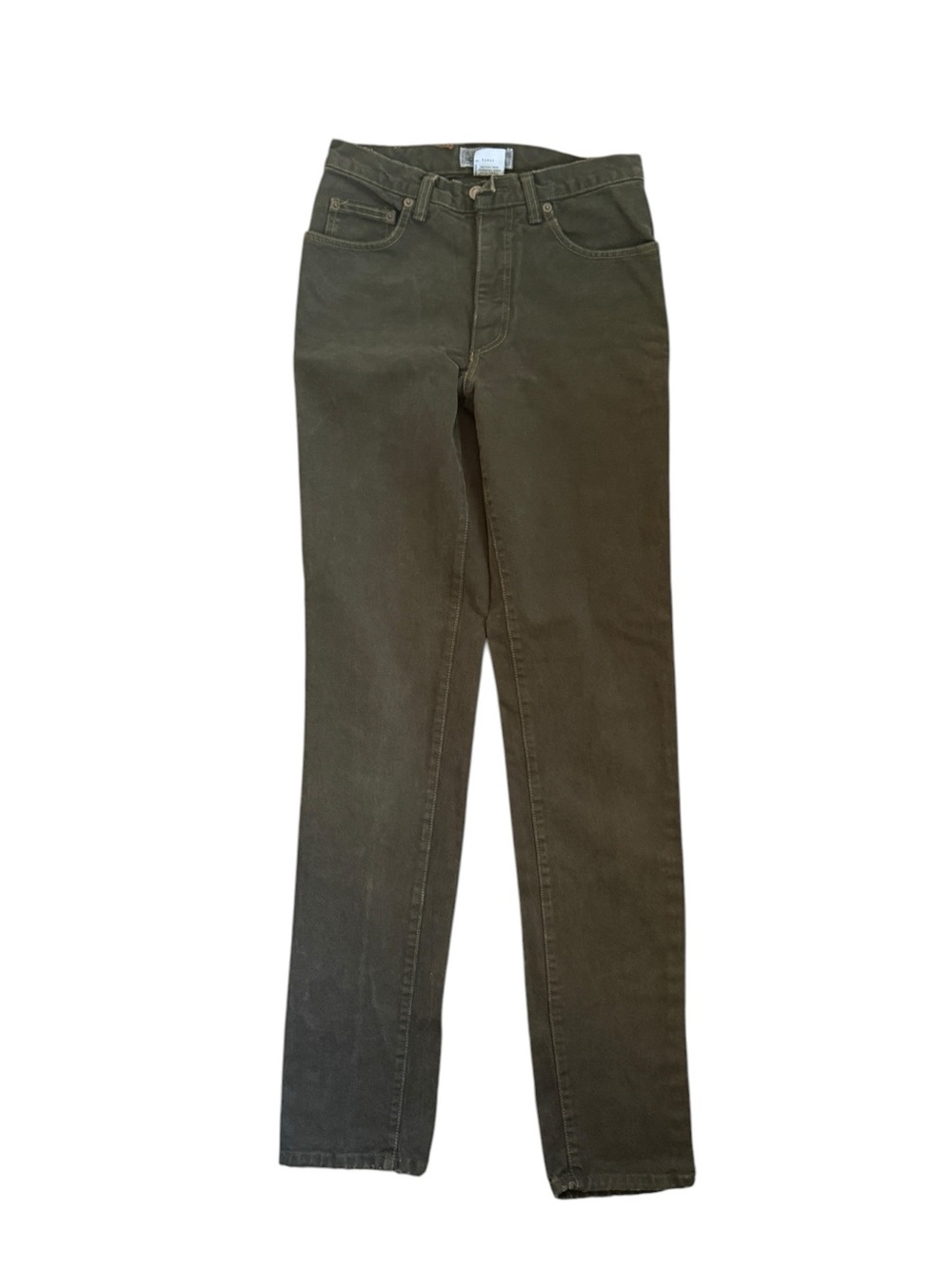 Guess by Georges Marciano Vintage 90s Green Jeans Straight Leg 28 x 33